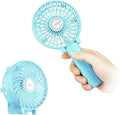 EasyAcc Mini Handheld Fan, USB Desk Fan Small Personal Portable Stroller Table Fan with Rechargeable Battery Operated Cooling Folding Electric Fan 3-10H Working Hours for Travel Office Outdoor