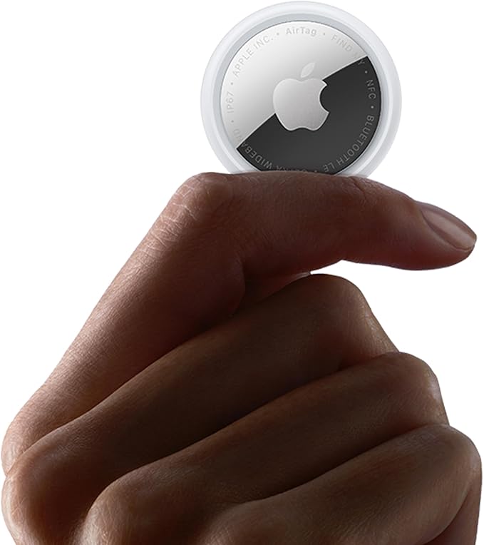 Apple AirTag (2nd Generation) - 4 Pack: Tracker for Keychain, Wallet, and More; Locator with Sound; Simple One-Tap Setup with iPhone or iPad; Key Finder with up to 1.5X Precision Finding Range*