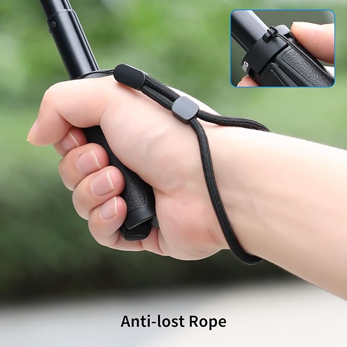 VRIG TP29 Extenable Mini Camera Tripod,Portable Small Handle Grip Desktop Webcam Selfie Stick Tripod for DJI Osmo Action 5Pro/4/3/AKASO Brave EK7000,Pole Tripod for Action Camera Hero 13 12 11 10 Max