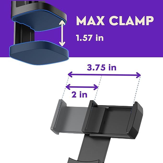Phone Loops Universal Hands-Free Phone Holder, 360 Rotation, Compact & Travel-Friendly, Suitable for Smartphones