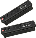 2-Pack TSA Locks for Luggage, Luggage Locks TSA Approved, Small Travel Combination Lock for Luggage Bag Backpack Baggage Suitcase, Black EA354N