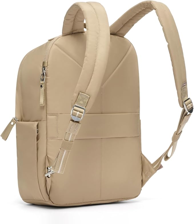 Pacsafe W 10L Anti Theft Backpack, Taupe