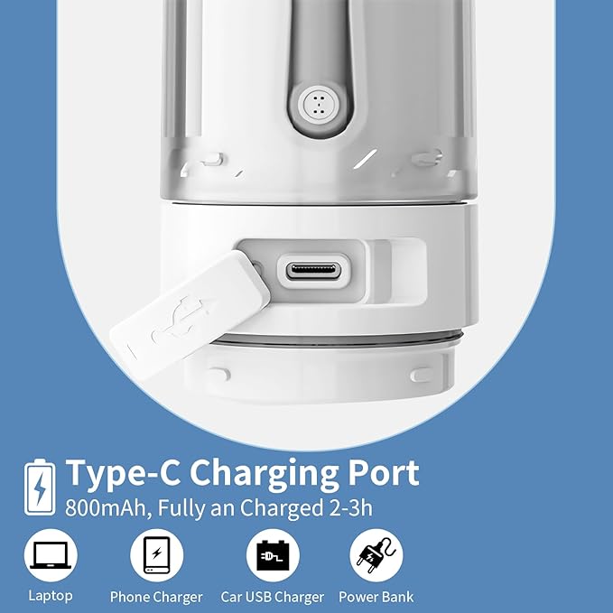 Portable Bidet, Efficient Handheld Travel Bidet, IPX6 Waterproof 3 Modes Switching Removable Nozzle 180°Adjustable Angle 320ML Kettle, Rechargeable Smart Men Women Personal Hygiene Cleaner