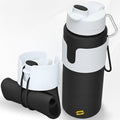 Collapsible Water Bottles – BPA-Free Silicone, Leak-Proof & Lightweight Foldable Water Bottle for Travel, Hiking, Camping, Sports & Everyday Use – Compact, Reusable, Portable, Easy Clean