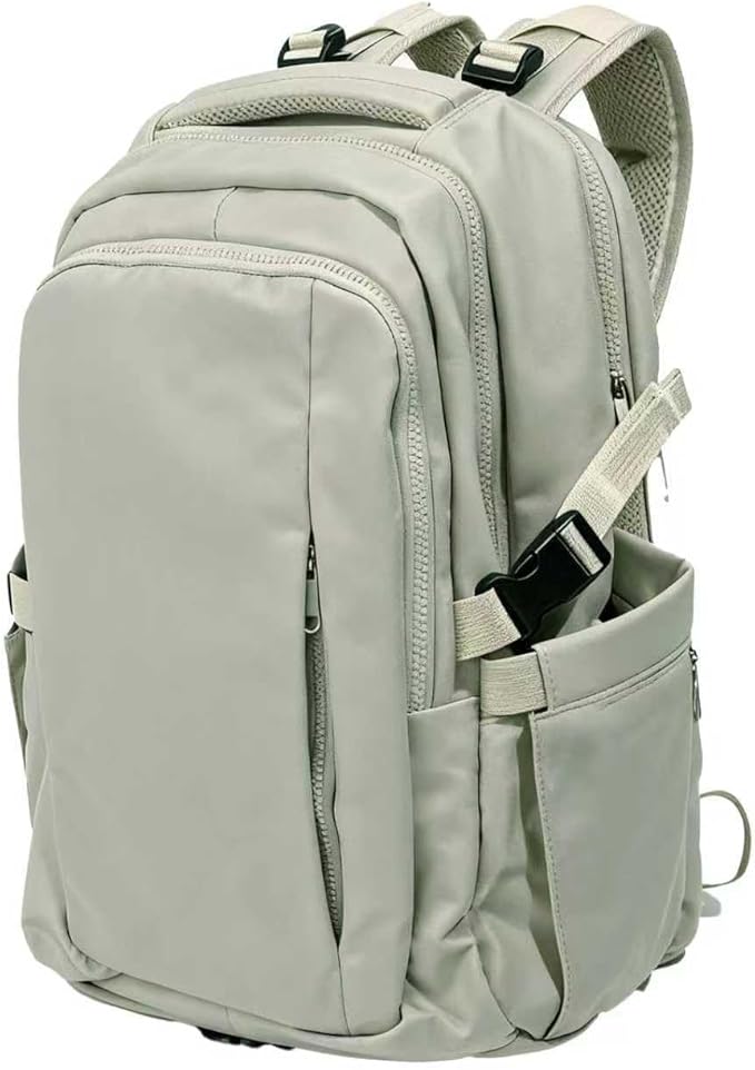 Travel Backpack for Women Men Carry on Backpack, Airline Approved Large Travel Bag Flight Approved Personal item, 15.6 Inch Laptop Backpack Casual Daypack for Weekender Business Hiking-GREY