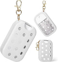 Palksky Hand Sanitizer Spray Case for Touchland,Hand Sanitizer Case with Keychain Holder for Power Mist and Glow Mist1 fl OZ Travel Size(White),Not Include Spray