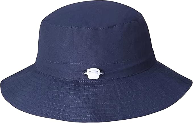 55cube UPF 50+ Baby & Toddler Sun Hat, Wide Brim Infant Bucket Hat for Beach & Outdoors, Adjustable Fit for Ages 0-4 Years