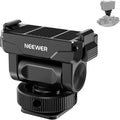 NEEWER Magnetic Quick Release Mount Compatible with DJI Osmo Action 6 Only, Action Camera Accessories with Universal Cold Shoe Adapter & 1/4" Thread, 160° Tilt, AC072 (Black)