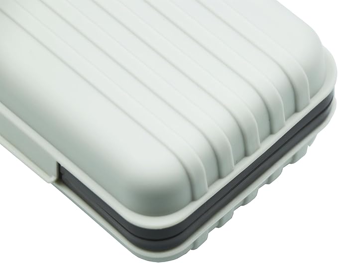 2 Pack Travel Soap Case Holder,Portable Soap Box with Draining Layer for Shower,Bathroom,Camping,Hiking,Gym (White)