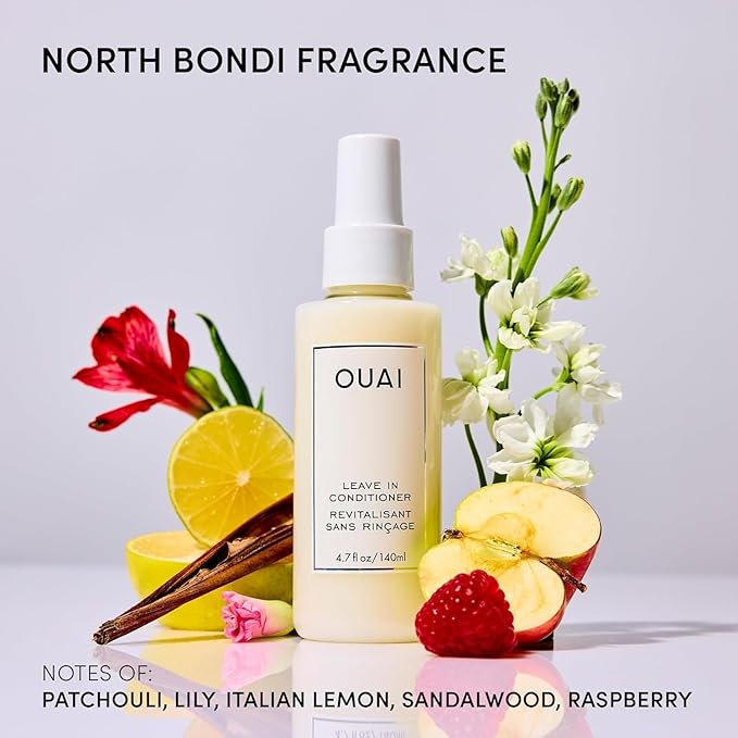 OUAI Leave In Conditioner Full Size + Travel Size Bundle (2 Count)