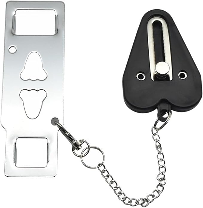 Extra Protection Door Lock – Portable Security Device for Safe Stays in Hotels and Apartments. Provides Instant Safety for Women, Solo Travelers, and Families.
