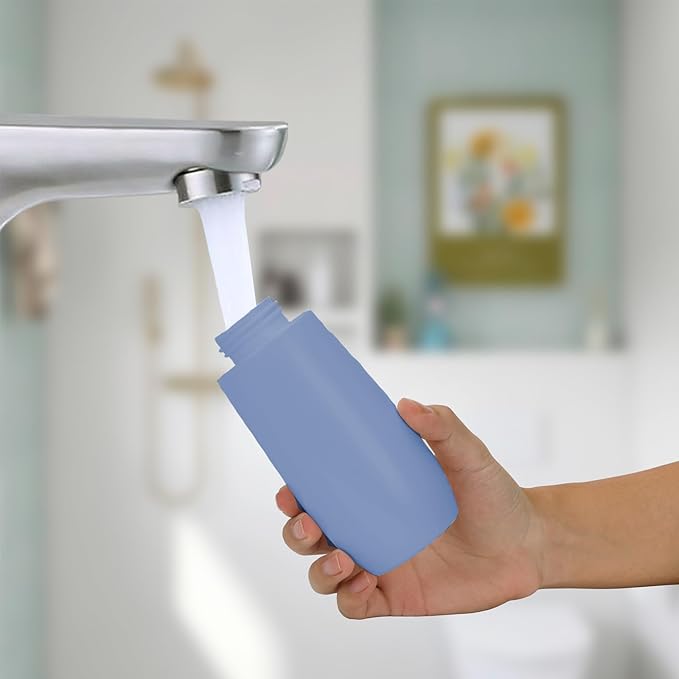 Portable Bidet for Travel - Friendly Handheld Personal - Peri Bottle - with 400ml Capacity, Convenient & Leakproof Design for Personal Hygiene Cleaning - Portable Bidet for Women and Men. (Blue)