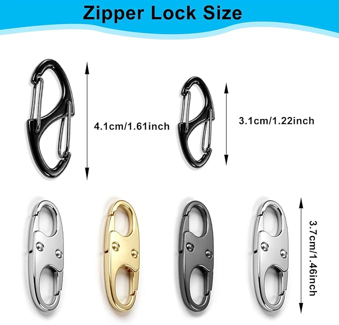 29PCS Lock Combo Set, Double-Sided Spring S Anti-Theft Locks for Luggage, Backpacks, Suitcases, Clothing, Purses, Boots, Travel & Outdoor Security