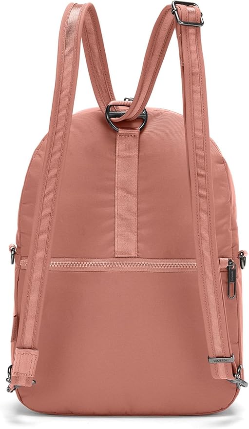 Pacsafe Women's Citysafe CX Anti Theft Convertible Backpack-Fits 11" Tablet, ECONYL Rose