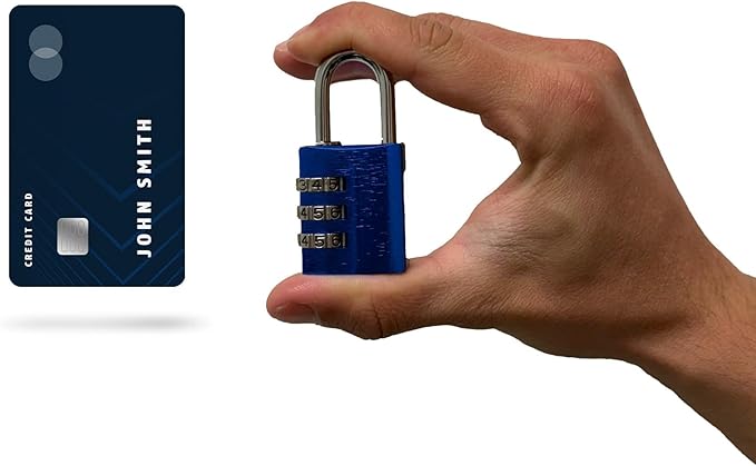ABUS 145/30 Non-TSA Combination Lock for Hard Cases, Luggage, Resettable, Orange