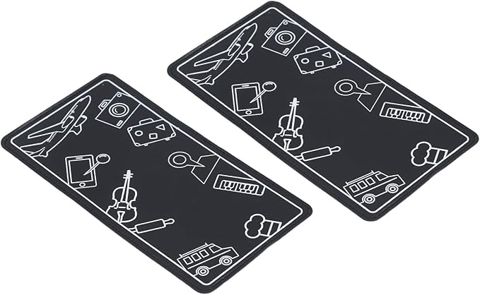 2Pcs Foldable Phone Holder, Portable Flexible Mobile Device Holder, Multi Angle Viewing Tablet Stand with Airplane Compatibility, Ideal for Bedroom, Kitchen, Office, Travel &