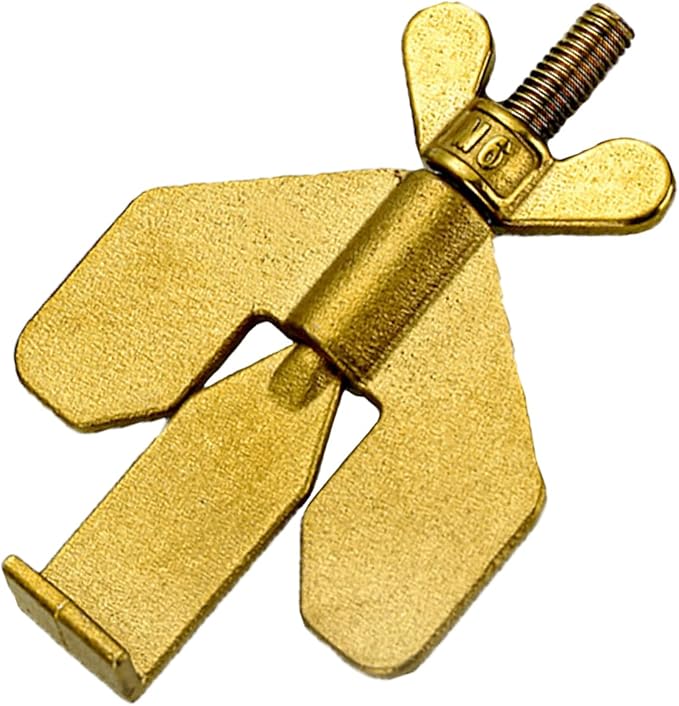 Door Stoppers Security, Portable Door Lock for Travel Anti Theft Door Blocker, Hotel Room Apartment Safety - No Drill Garage Brace Devices for Women, Children - Sleep with Peace of Mind (Gold)