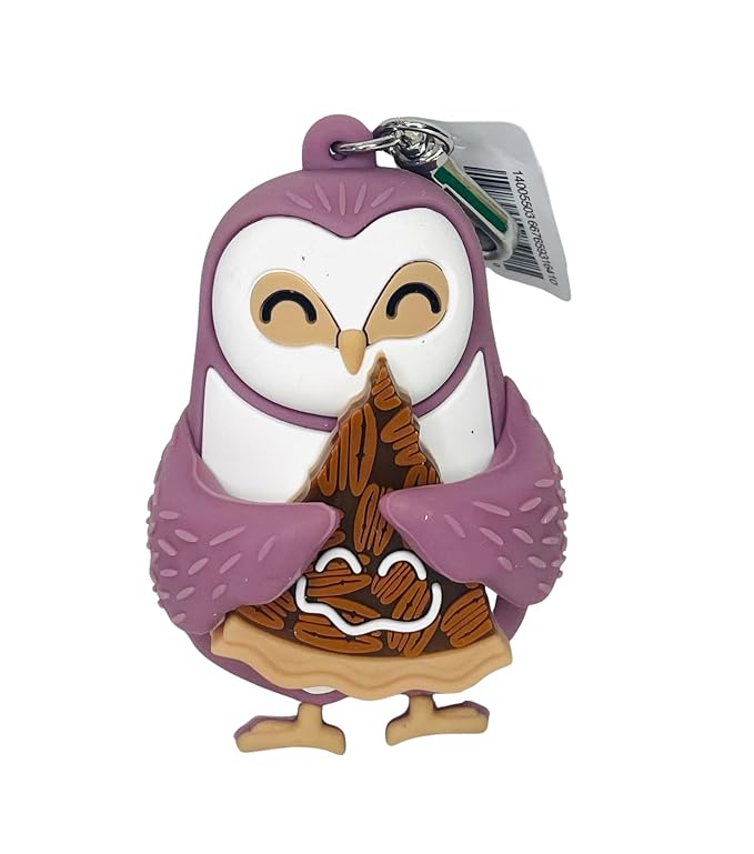Bath and Body Works Owl with Pecan Pie Pocketbac Hand Sanitzer Holder