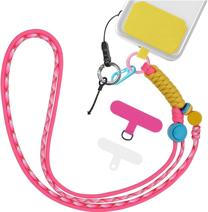 Portable Cellphone Lanyard Neck Phone Holder Crossbody Camera Strap Adjustable Nylon Hand Wrist Lanyards