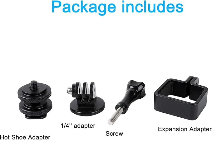 PellKing Clod Shoe Mount Adapter for DJI Osmo Pocket 3 Camera, with DJI Pocket 3 Expansion Adapter for DSLR Hot Shoe Mount