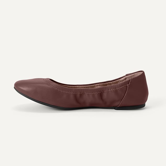 Amazon Essentials Women's Belice Comfortable Slip-On Ballet Flats Shoes