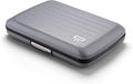 ÖGON -DESIGNS- Aluminum card holder with metal lock, RFID protection against fraud and demagnetization, compact wallet, Smart Case OSLO model