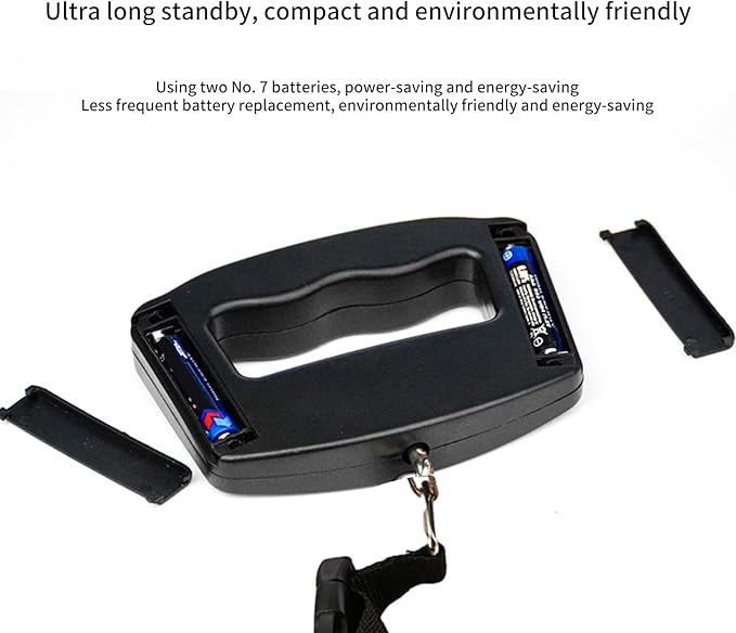 Digital Luggage Scale Portable Suitcase Weighing Scale 110lb/50kg Portable Handheld Suitcase Weight Scale with Hook