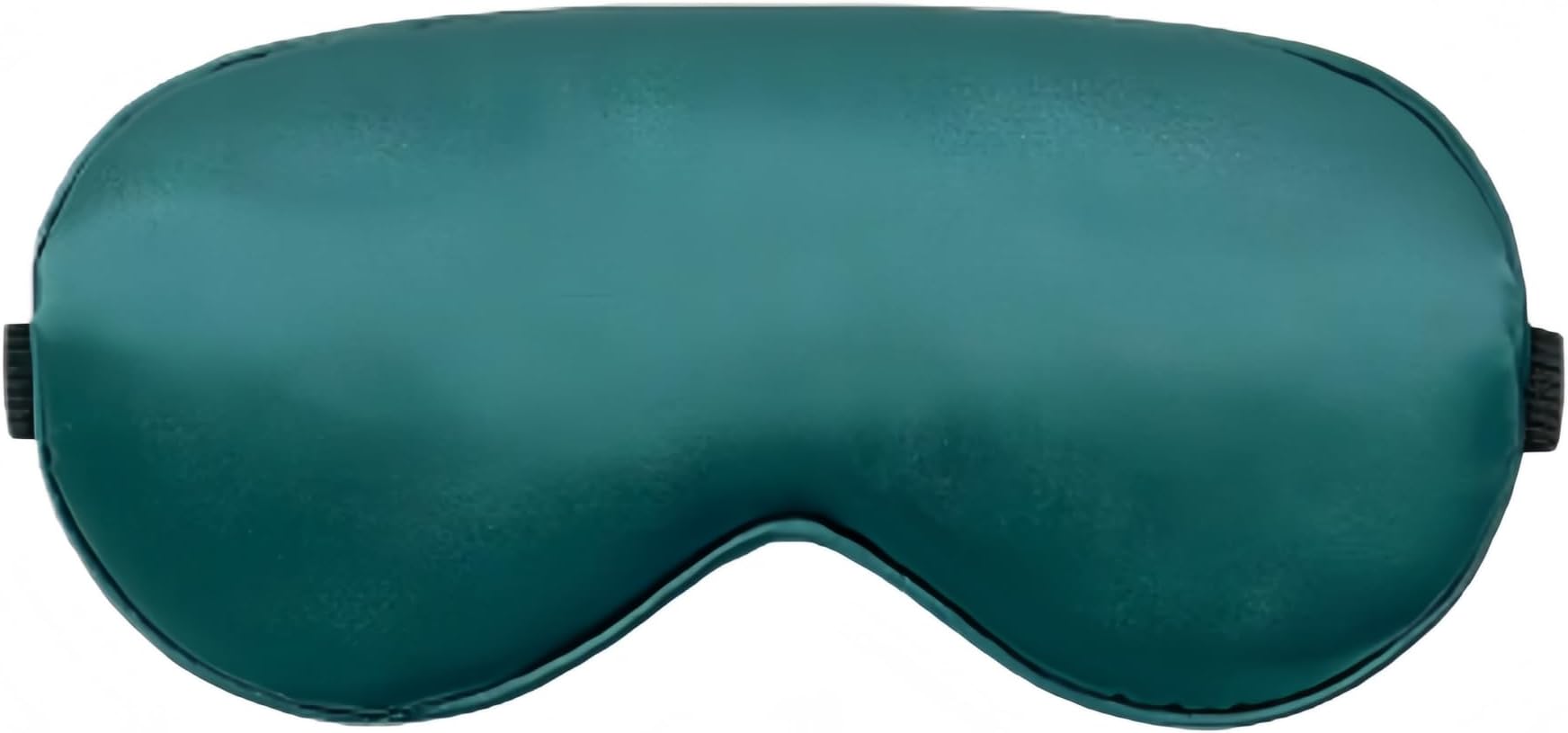 1 Pack Double-Sided Mulberry Silk Eye Mask, Adjustable Ear-Hook Design Cool Breathable Sleep Mask, Non-stifling Eye Cover for Side Sleeping(Green)