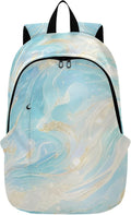 Anti Theft Backpack Lightweight Mens Laptop Bag Laptop Bag 15.6 Inch for Women & Men Outing Work Family TravelWhite Teal