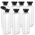 Travel Shampoo and Conditioner Bottles 7.7oz 7 Pack Leak Proof Squeeze Bottles with Flip Cap Refillable Containers Plastic Travel Bottle for Toiletries for Lotion Shampoo Conditioner