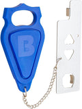 BRINKS – Portable Security Door Locks for Home, Dorm Room, Apartment, Hotel Safety, Short-Term Rentals, Security Door Latch - Privacy Latch, Easy Install (1 Pack)