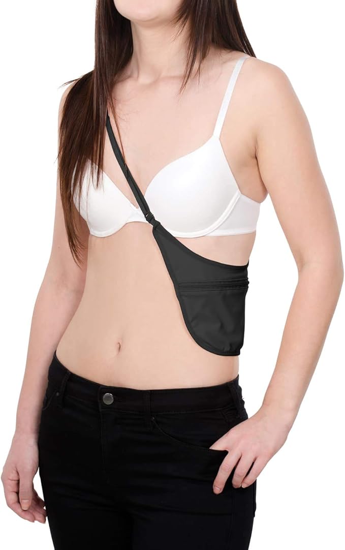 Pacsafe Coversafe S80 Anti-Theft Secret Body Pouch, Black