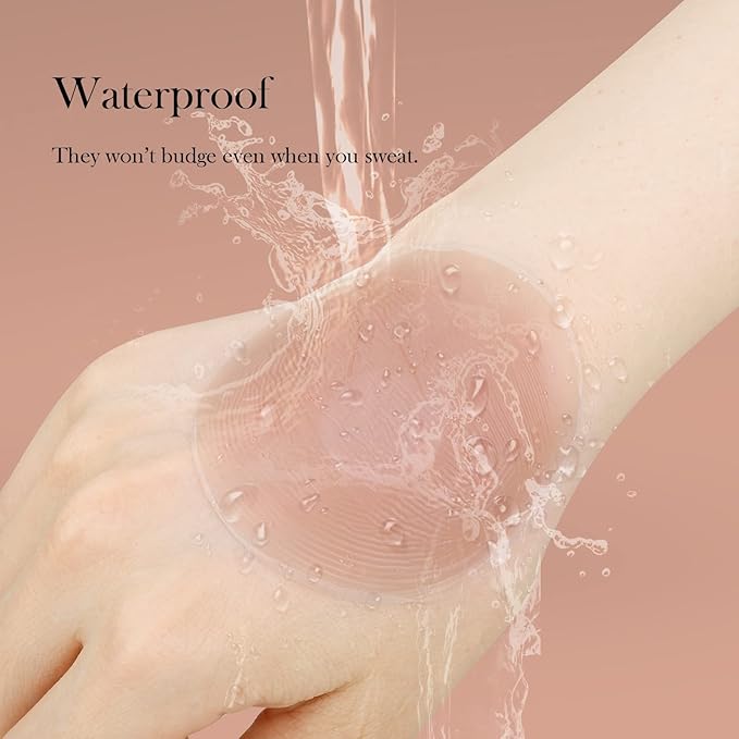 VOCH GALA 5 Pairs Nipple Cover for Women Reusable, Adhesive Silicone Nipple Pasties, Sticky Bra Pasties Petals
