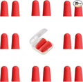 20 Pairs Red Reusable Ear Plugs, 32dB NRR Noise Reduction, Washable Slow-Rebound Foam Earplugs for Sleeping, Snoring, Work, Concerts, Travel