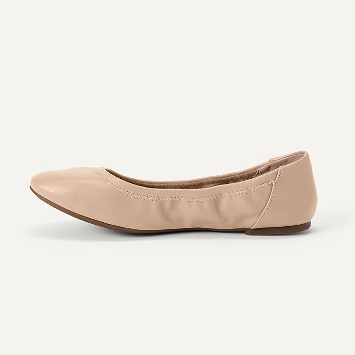 Amazon Essentials Women's Belice Comfortable Slip-On Ballet Flats Shoes