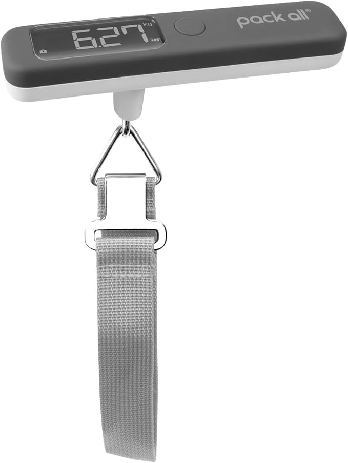 pack all 110 Lbs Luggage Scale, Digital Handheld Luggage Scale, Travel Weight Scale for Luggage with Backlit LCD Display, Battery Included