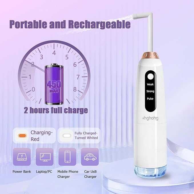 Portable Travel Bidet, Electric, 500ML Large Capacity, for Personal Hygiene, Postpartum Care, Outdoor, Camping