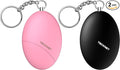 Personal Safety Alarm for Women, 140dB Travel Safe Waterproof Self Defense Keychain, Personal Alarm Loud Siren Safety Keychain for Girls Kids Elderly - 2 Pack