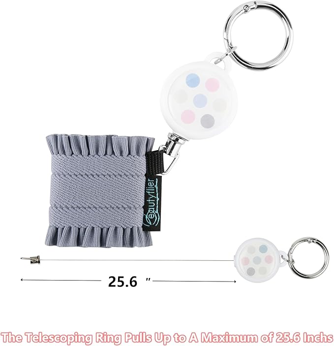 Beautyflier 4pcs Elastic Holder Sleeve for Touchland Power Mist Hand Sanitizer Spray, Cute Hand Sanitizer Holder for Gentle Mist, Glow Mist and Power Mist 1FL OZ, Best Gift for All Ages