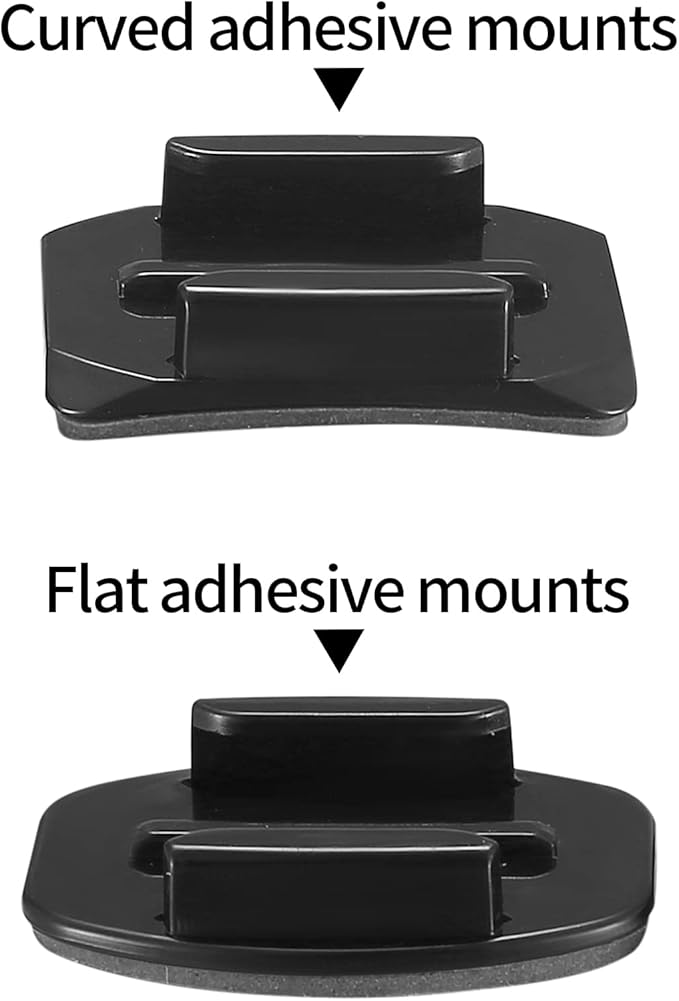 18 Set Helmet Adhesive Sticky Mount, Compatible with GoPro Hero 10/9/8/7, Fusion, 6/5/4, Session, Action Camera