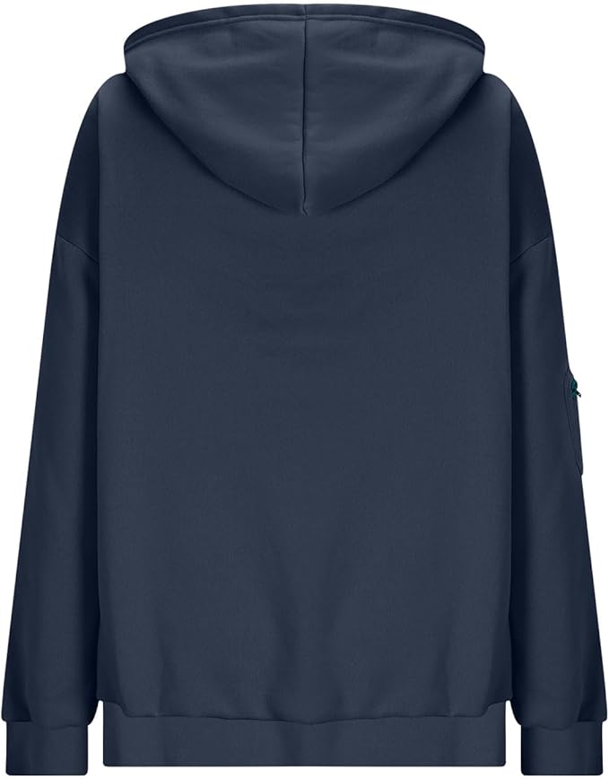 Zip Up Hoodie with Eye Mask Built In, Comfort Airplane Wearable Blanket Sweatshirt Men Women Sleep Clothes