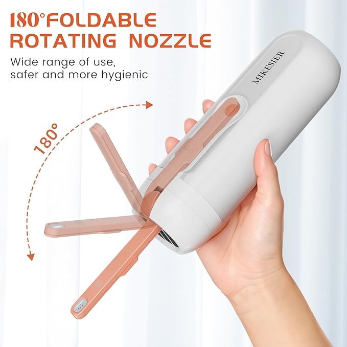 Portable Bidet for Travel, Rechargeable Electric Travel Bidet Sprayer with LED Display, 340ml Bottle Capacity, Waterproof High Pressure Handheld Travel Bidets for Men Women Cleaning