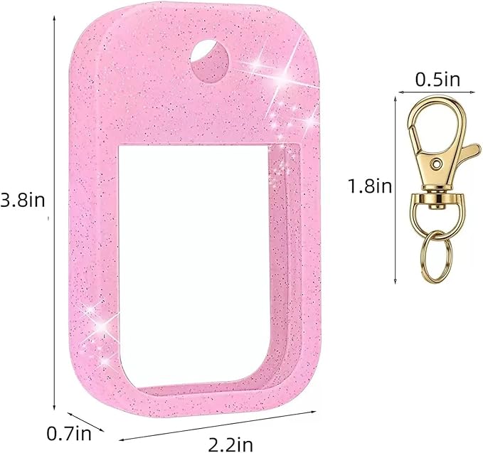 Silicone Case for Touchland Hand Sanitizer Spray – Hand Sanitizer Case Protective Holder with Keychain, Compatible with Power Mist & Glow Mist 1 fl oz