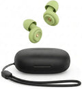 50dB Green Noise Cancelling Ear Plugs for Sleeping - Reusable High-Fidelity Earplugs for Snoring, Concerts, Travel, Side Sleepers, Silicone Ear Plugs with 10 Comfort Tips