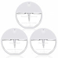 3 Pcs Power Mist Hydrating Hand Sanitizer Spray Bulk Travel Size Hand Sanitizer Spray Pocket 1.2 oz Circular Bottle for Daily Use Nurse Teacher Coworker Employee Office Gifts for Mother's Day