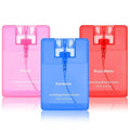 Set of 3 Power Mist Hydrating Hand Sanitizer Spray Travel Size Effective Moisturizing Hand Sanitizer 0.67 Fl. oz Compact Card Spray Bottle Peony Gardenia Rose Water for Mother's Day Mom Gifts