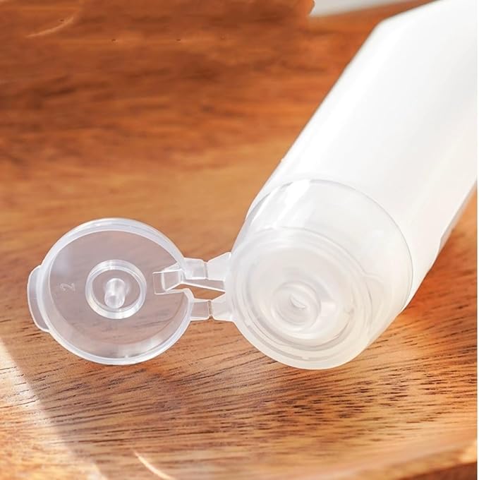 Travel Size Bottles 1oz Squeeze Bottles With Flip Cap Leak Proof BPA Free Refillable Tubes Travel 6 Pack
