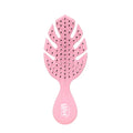 Wet Brush Go Green Mini Detangler, Pink - Detangling Travel Hair Brush - Ultra-Soft IntelliFlex Bristles Glide Through Tangles & Gently Loosens Knots While Minimizing Pain, Split Ends & Breakage