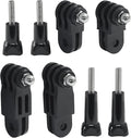 3-Way Adjustable Extension Pivot Arm, Long & Short Straight Joints Adapter Mount Kit Compatible with GoPro Hero 13-3+/SJCAM/GeekPro (Same and Vertical Direction)