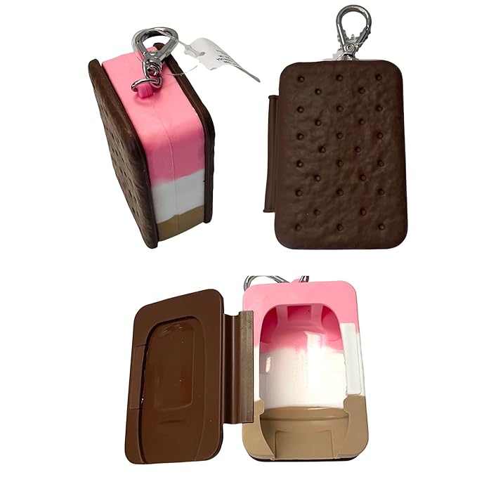 Bath and Body Works Ice Cream Sandwich Pocketbac Hand Sanitzer Holder